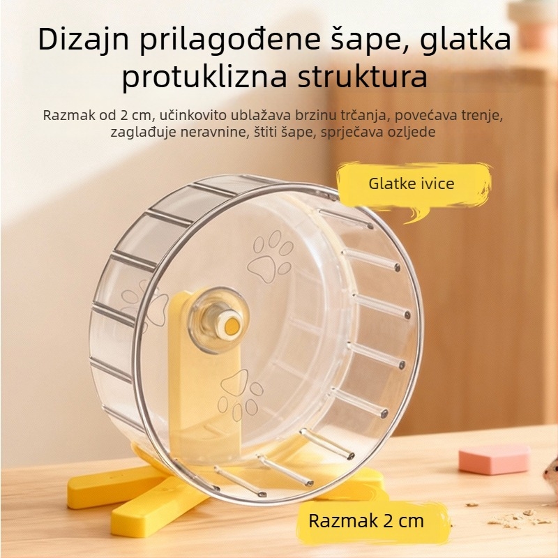 Originalno stojeće kolo za hamstera, veliko plastično kolo za vježbanje