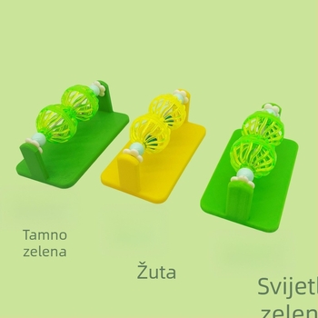 Set igračaka za hamstera: trkaća kugla, penjačka igra, okrećuća zvončna kugla i dekor gnijezda za zlatnog hamstera