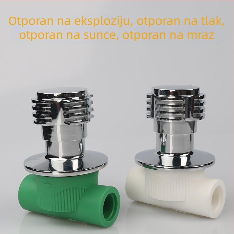 Skriti PPR ventil 1/2, komplet 20 ventila s bakrenim jezgrom