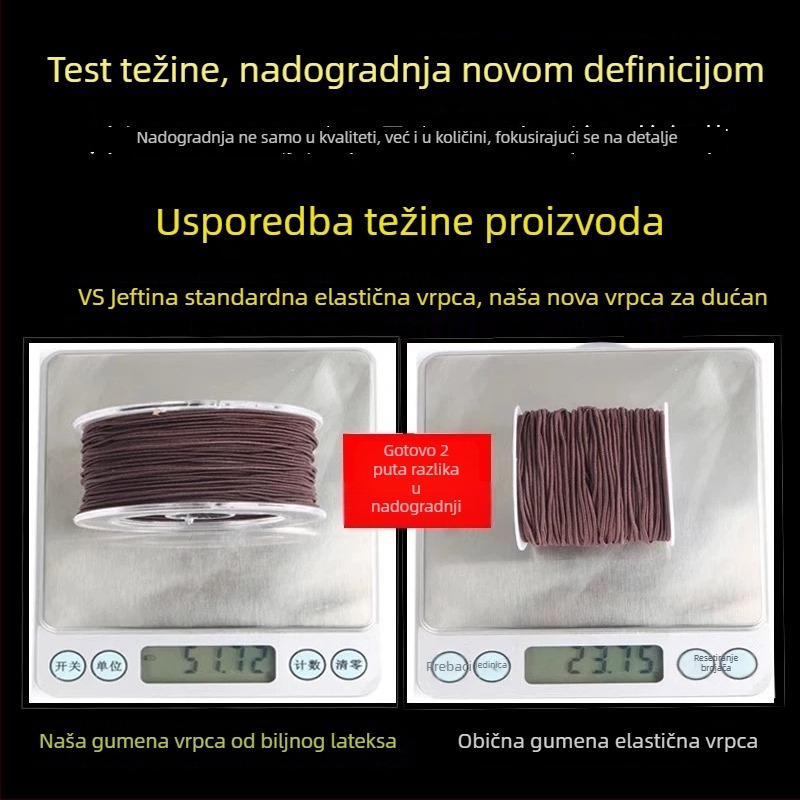 Visoko kvalitetna elastična niti s jezgrama za navlačenje perli, otporna na trošenje, nit za izradu nakita, budističke perle narukvica