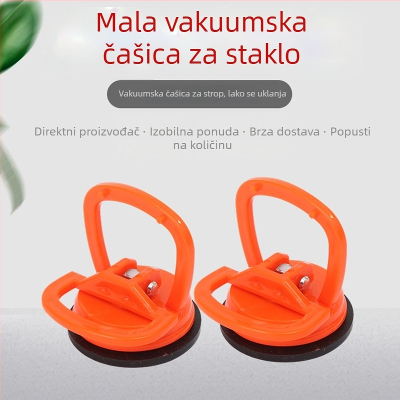 Staklena vakuumska čašica za montažu na strop, snažna i kompaktna, industrijski vakuumski sustav