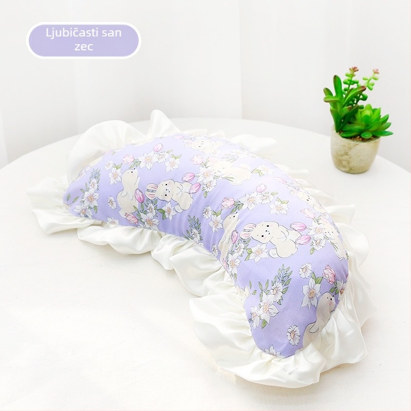 Mali U-oblikovani jastuk za kućne ljubimce, mekan za mačke i štenad, za spavanje.