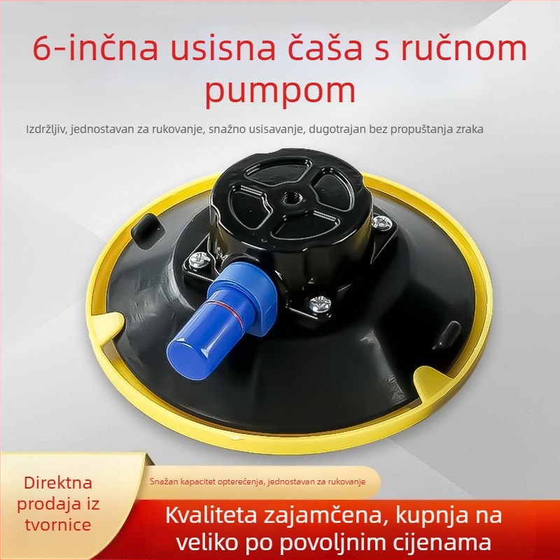 Alat za popravak udubljenja automobila sa splicerom za staklo, ručnom pumpom, vakuumskim čašicama i držačem kamere (4.5–6 inča)