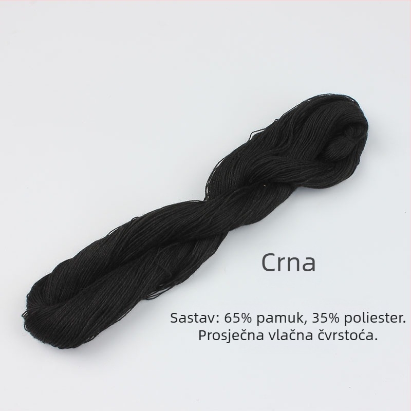 Niti za šivanje za uloške cipela, debela bijela pamuk nit, stara pamuk nit, poliester nit za quilt