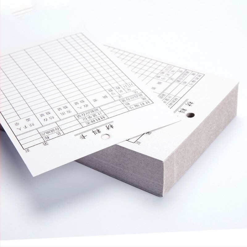Dvostrane tiskane kartice za identifikaciju materijala od laminiranog papira s perforiranim etiketama