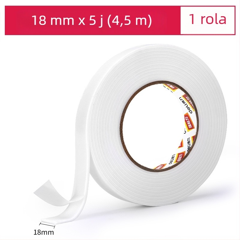 Deli pjenasta dvostruka ljepljiva traka, širina 24 mm, debljina 2,5 mm, lako se kida