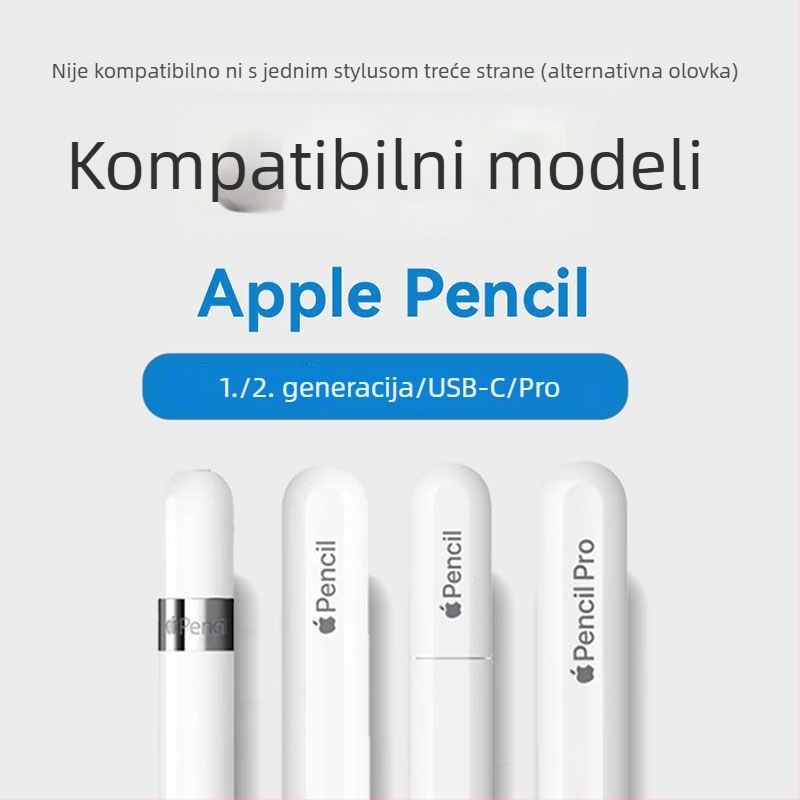 Zamjenski vrh za Apple Pencil Pro, otporan na habanje i tih vrh za iPad
