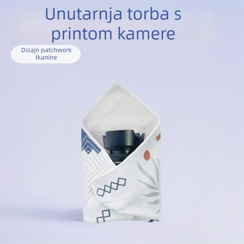 Etui za objektiv s tiskom unutrašnje podstave, samoljepivo i plisirani dizajn za potpuno pokriće
