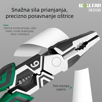 9-inčne višenamjerne hvataljke s igličastim vrhom i dijagonalnim čeljustima za električare