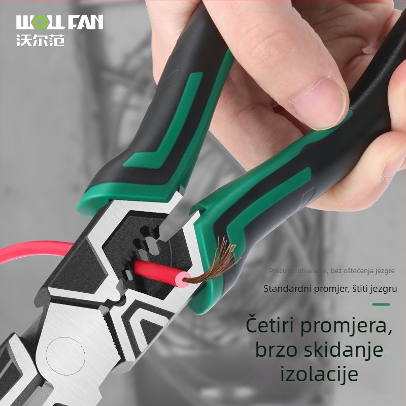 9-inčne višenamjerne hvataljke s igličastim vrhom i dijagonalnim čeljustima za električare