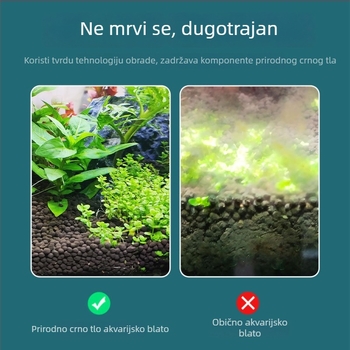 Podloga za akvarističko krajobrazno uređenje od gline: donji pijesak, donji mulj, mulj za škampi, poseban substrat, osnovni akvarijski pribor