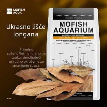 Dekoracija za akvarij s osušenim cvijećem, akvarijski pejzažni ukras, brend Cuttlefish, paket 50 komada, veličina 1