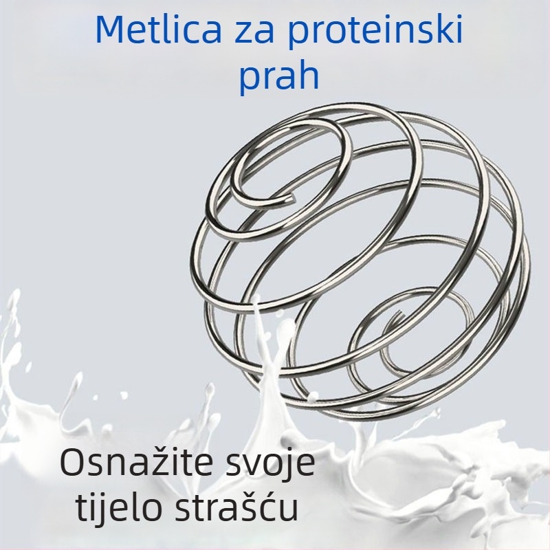Pružinska kugla od 304 nerđajućeg čelika za shaker čaše, za miješanje napitaka poput čaja s mlijekom, soka i proteínskog praha, prehrambene kvalitete