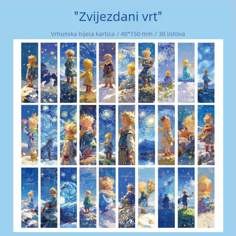 Kutija s oznakama za čitanje — serija Gentle Universe, kreativne ilustracije likova za učenike