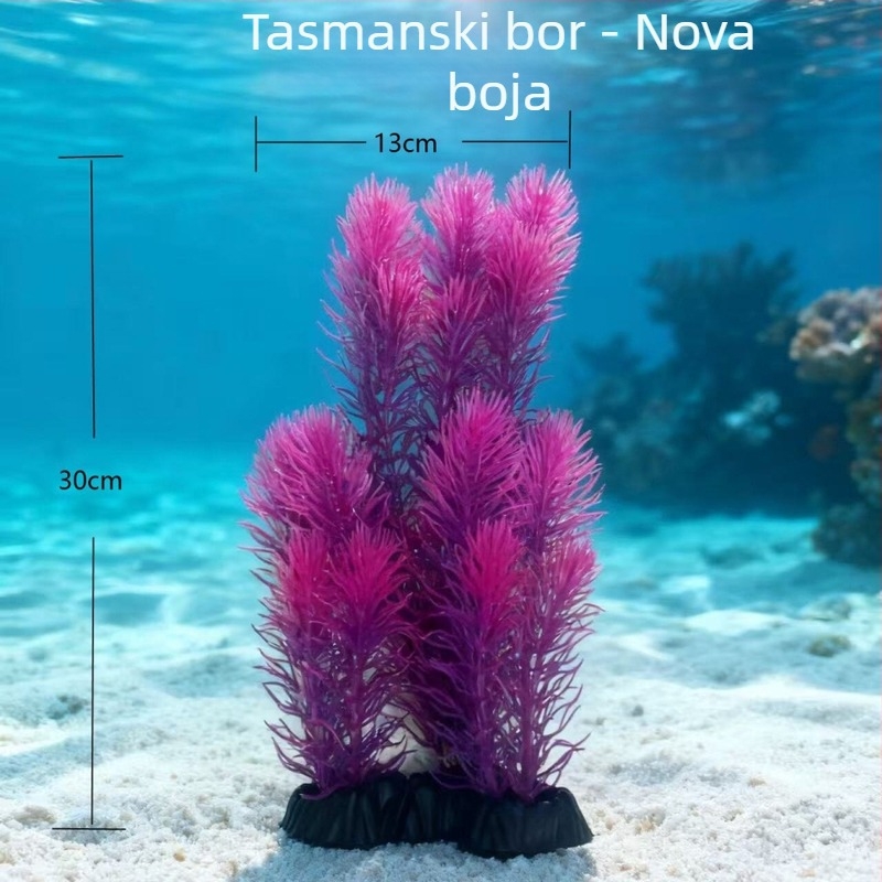 Umjetne vodene biljke za ukrašavanje akvarija, plastični bonsai i simulirane biljke