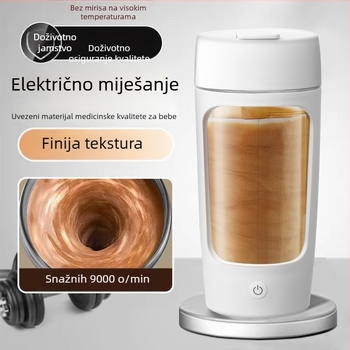Električna miješajuća šalica za proteine i kavu, prijenosni shaker