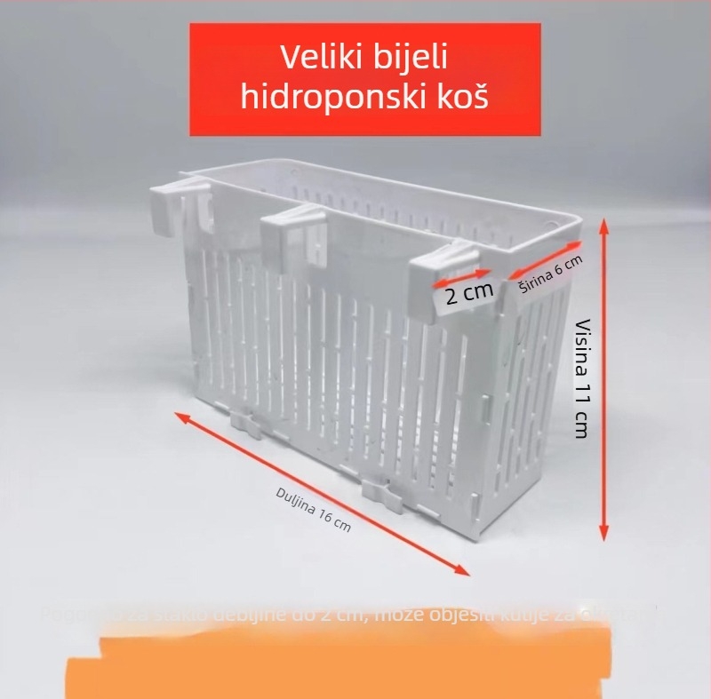 Hidroponska posuda za sadnju u akvariju — zidni krajolik uz dekoraciju vodene kulture biljaka