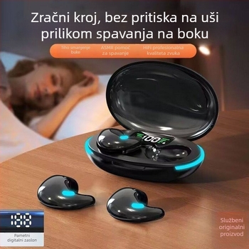 Slušalice za san, udobne za dugotrajno nošenje, s blokiranjem šuma, ne ulaze u uho, Bluetooth bežične, kompaktne, dugotrajna baterija, vodootporne, vrhunske kvalitete, udobne, novi model