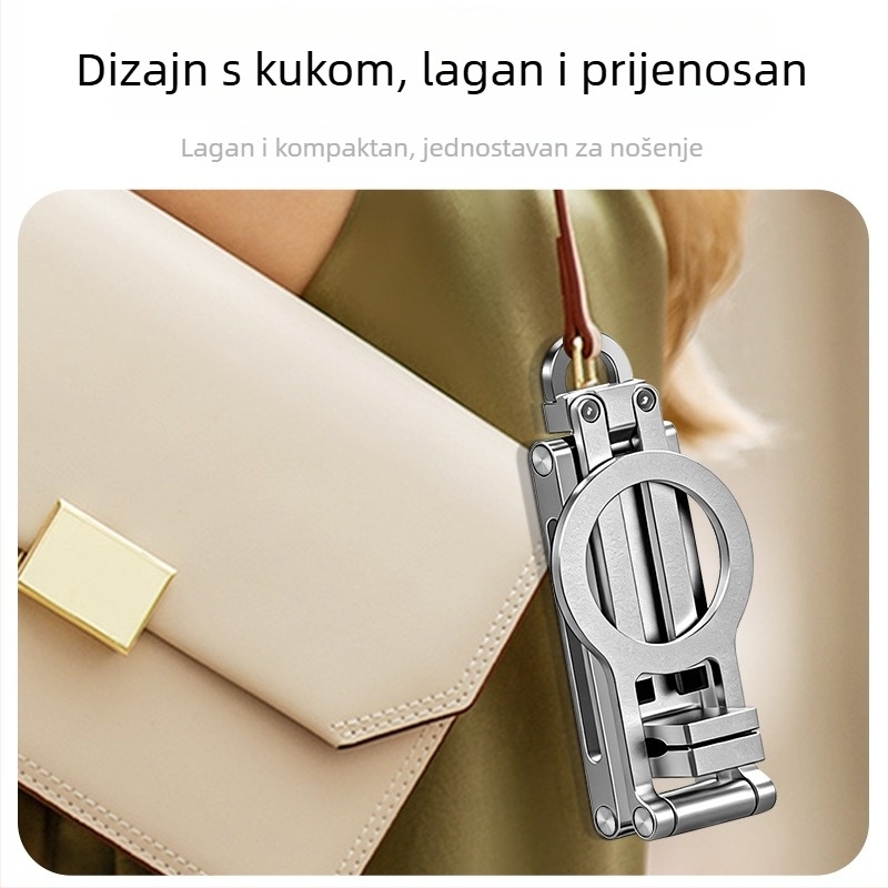 Trokutni stolni držač za telefon, ultratanki, sklopivi i prijenosni za fotografiranje