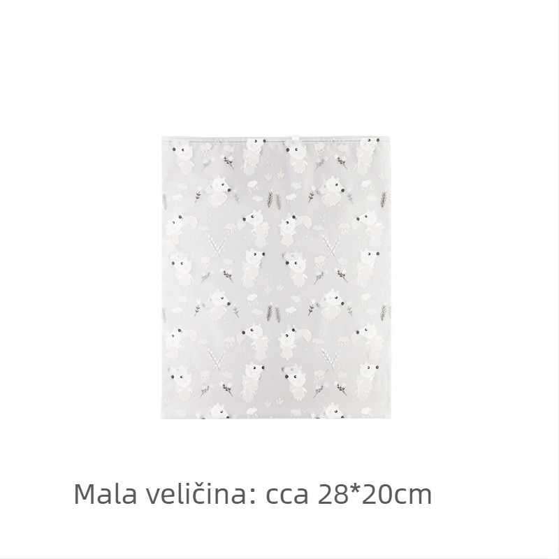 Putni organizator za odjeću, prijenosna mat vodootporna zatvorena vrećica, velik 40×50 cm