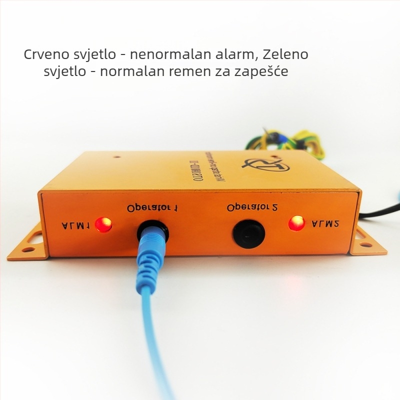 Dualni monitor anti‑statike za zapestnicu, tester s alarmom za uzemljenje