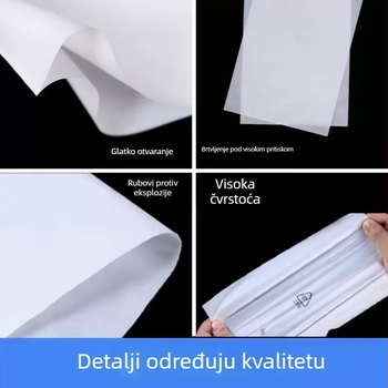 Debeli CPE mat vrećica za dodatke mobilnih — prozirna PE ravna vrećica za futrole i kablove