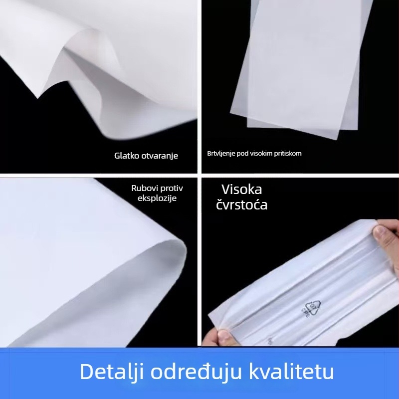 Debeli CPE mat vrećica za dodatke mobilnih — prozirna PE ravna vrećica za futrole i kablove