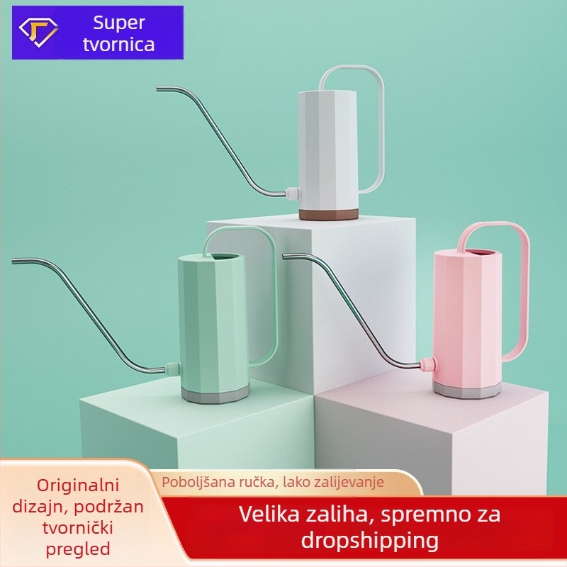 Rip 1.2 L prozirna plastična posuda za zalijevanje sukulentima s dugim izljevom