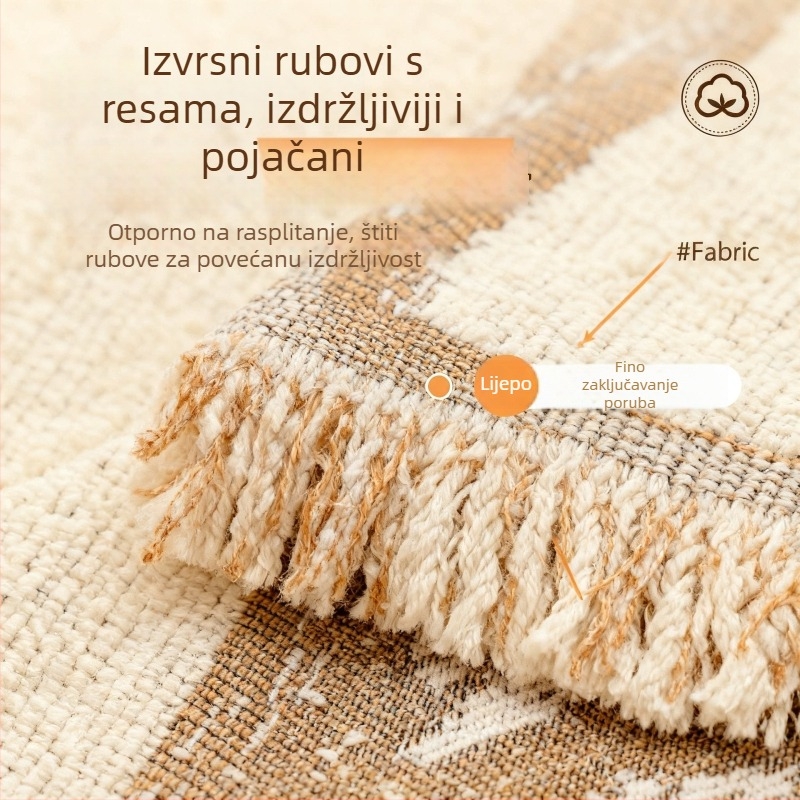 Presvlaka za kauč s potpunim prekrivanjem, protuklizna, lagani luksuz retro stil, univerzalna za sve sezone, model 2026