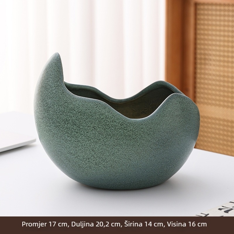 Keramička posuda za orhideje, stolna cvjetna vaza, unutarnji bonsai – drvo novca