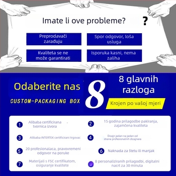 Bijela kartonska kutija s prozirnim prozorom za pakiranje donjeg rublja i kozmetike