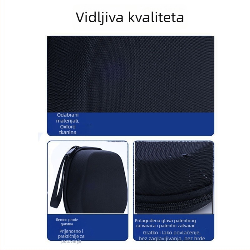 EVA tvrda kutija za slušalice s kostnom provodljivošću, univerzalna, kompatibilna s AS650