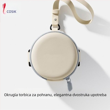 Okrugla EVA futrola za slušalice, prenosni organizator za kablove i Bluetooth slušalice