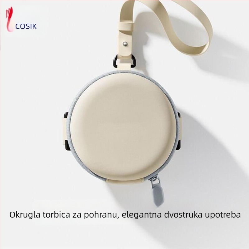 Okrugla EVA futrola za slušalice, prenosni organizator za kablove i Bluetooth slušalice