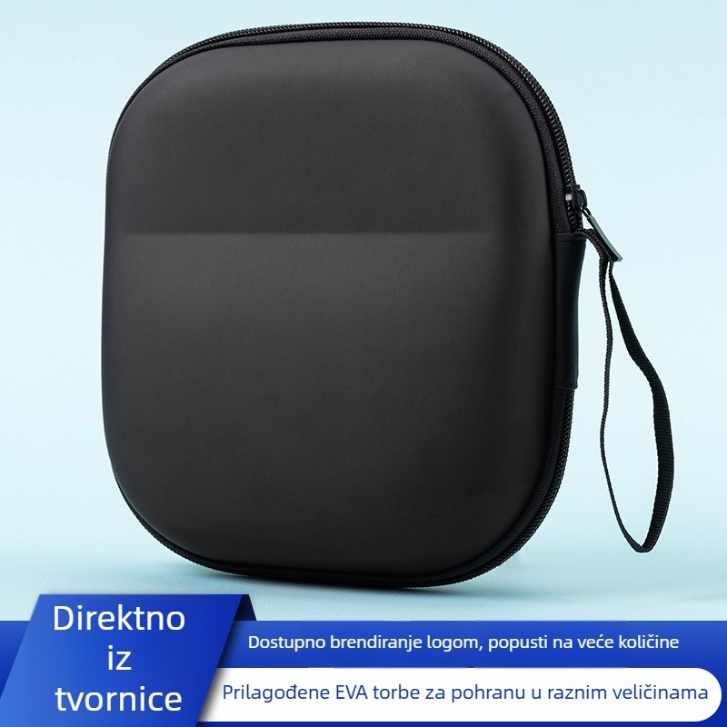 Edifier futrola za slušalice EVA, okrugla torbica za pohranu Bluetooth slušalica, digitalni tvrdi disk i podatkovni kabel EVA