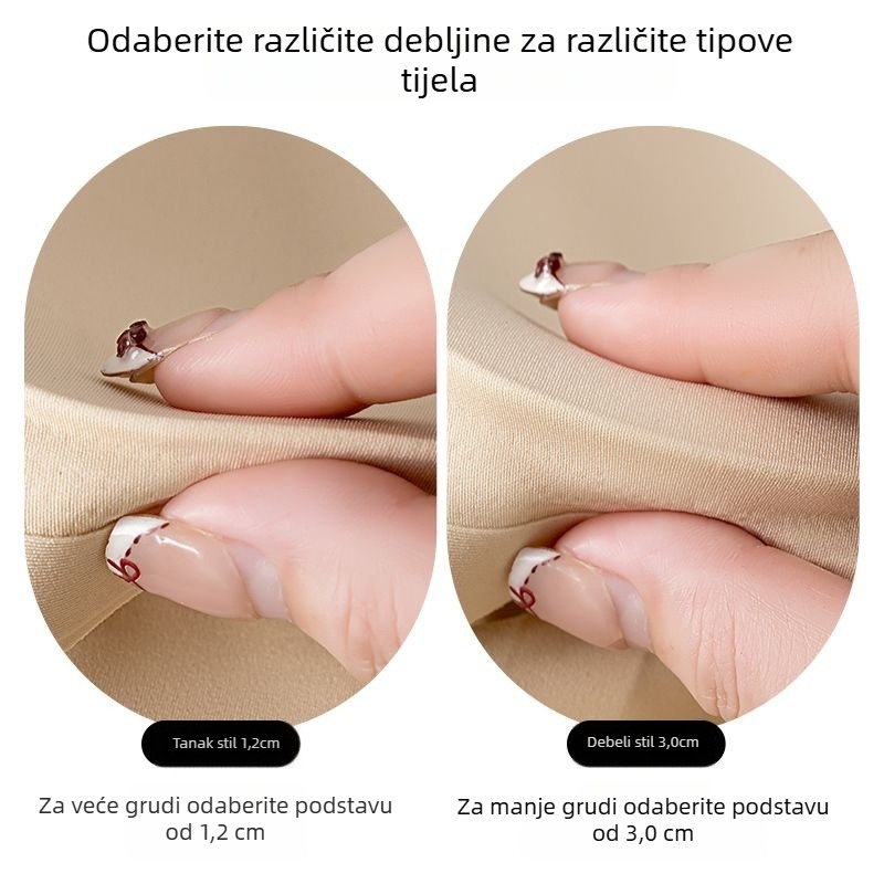 Nova bešivna grudnjak za oblikovanje leđa, nevidljiv stražnji dio, udoban push-up za žene