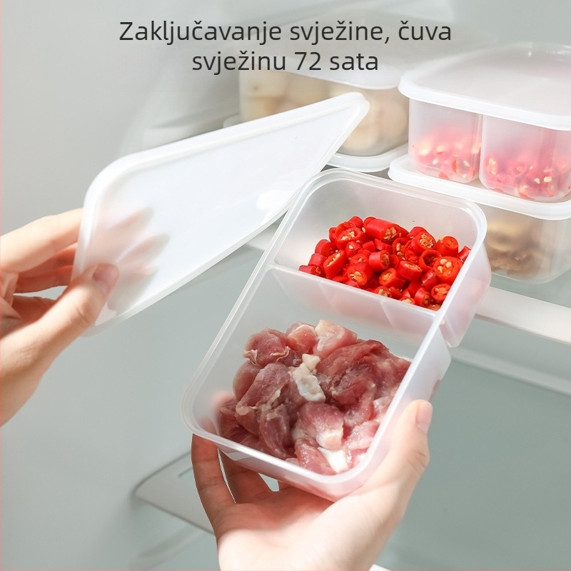 Kutija za pohranu u hladnjaku, kutija za čuvanje hrane visoke kvalitete, zamrzivačka kutija, za đumbir i češnjak