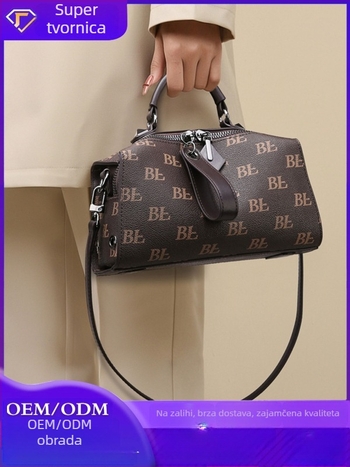 Prilagođena ženska crossbody torba, tiskana torba u obliku jastuka, retro torba velike kapacitete