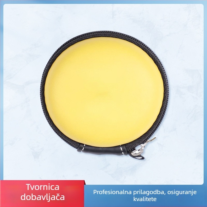 Kutija za slušalice EVA/PU, velika kapaciteta, vodootporna, 3D dizajn, baršunasto unutrašnjost, prilagodljiva boja (Model JY00023)