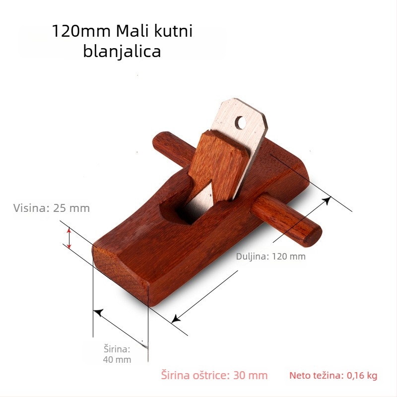 Premium planer od rosewooda, ručni planer za DIY drvodjelstvo, alat majstora
