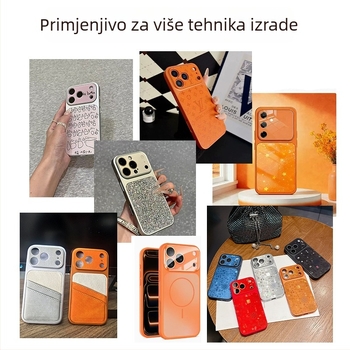 TPU futrola za iPhone 17 Pro sa velikim prozorom, magnetski 2-u-1, mekani rubovi s udubljenjima