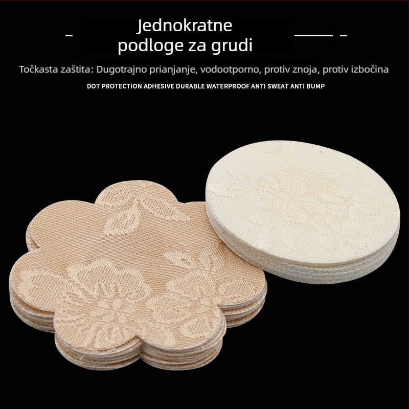 Seksi čipkaste naljepnice za bradavice, jednokratne, ultra tanke, prozračne i udobne, za haljine s trakama