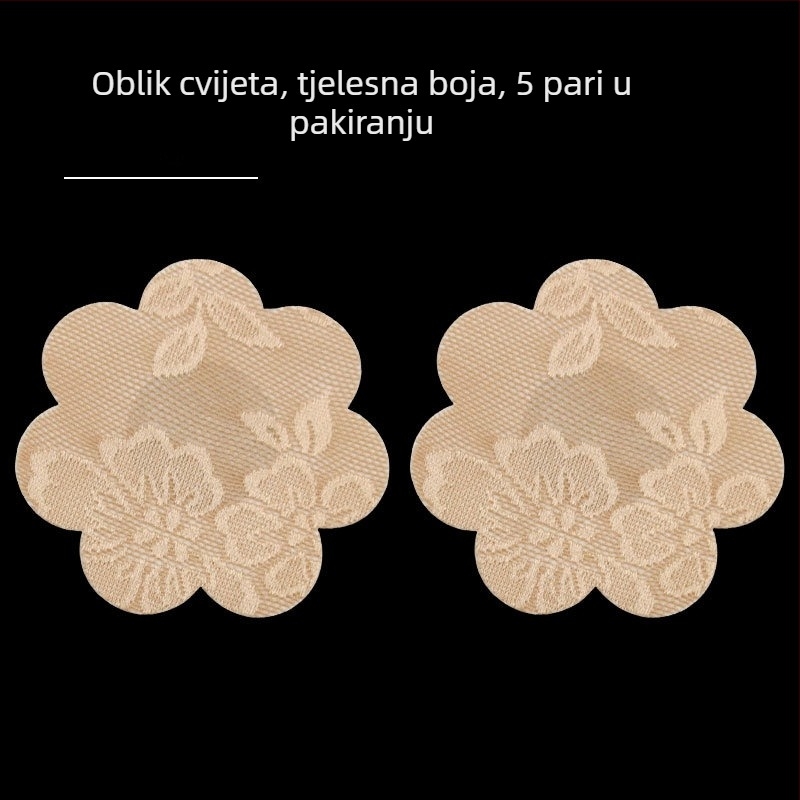 Seksi čipkaste naljepnice za bradavice, jednokratne, ultra tanke, prozračne i udobne, za haljine s trakama