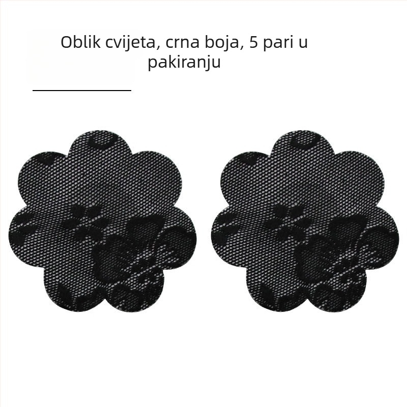 Seksi čipkaste naljepnice za bradavice, jednokratne, ultra tanke, prozračne i udobne, za haljine s trakama