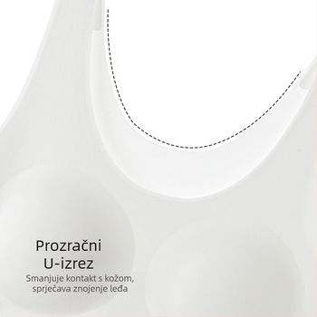 Jedna veličina, bezšivna, prozračna trening grudnjak za adolescentice