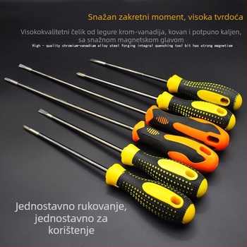 Set odvijača: Phillips i ravni odvijači, karbonska čelika, različite duljine