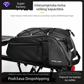 ESLNF Torba za stražnji nosač bicikla, velik kapacitet, MTB, otporna na prašinu i skladištenje