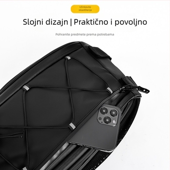 ESLNF Torba za stražnji nosač bicikla, velik kapacitet, MTB, otporna na prašinu i skladištenje