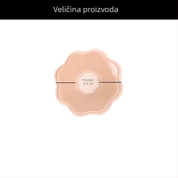 Nevidljive naljepnice za bradavice, prozračne i tanke, za kupaće kostime i vjenčane haljine, zaštita od otkrivanja, kružni oblik od silikona