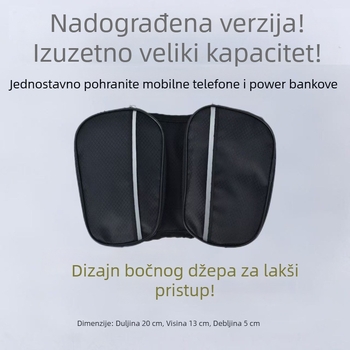 Vodootporna prednja okvirna torba za bicikl i torba za sjedište, s velikim kapacitetom, reflektirajući dizajn